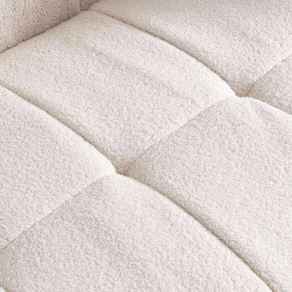HOME DELUXE 3-zitsbank - Bouclé - Beige