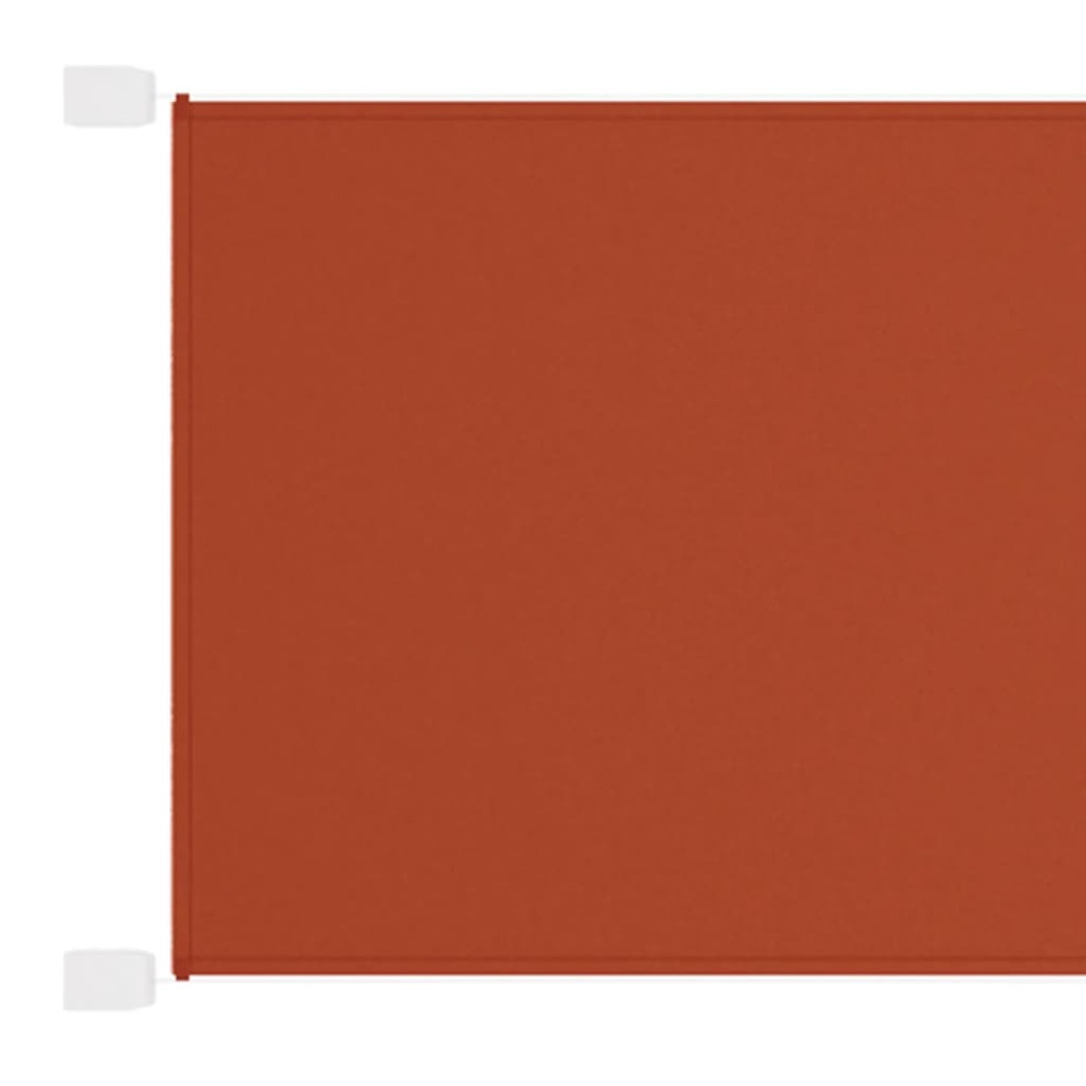 Auvent vertical 60 x 420 cm tissu oxford orange