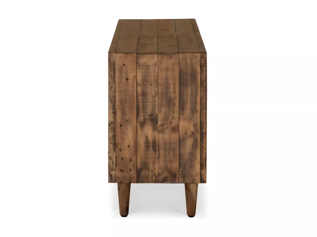 Meuble tv 3 tiroirs Bois Marron - Dalamée Décoration d'Autrefois