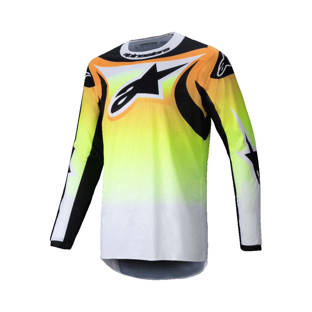 Alpinestars - Maillot Fluid Wurx Jaune / Vert / Noir / Blanc