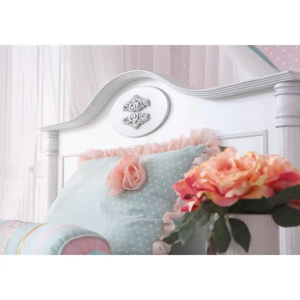 Romantic twijfelaar meisjes bed 200 x 120 cm