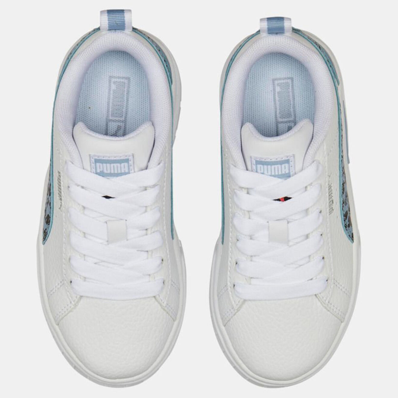 Puma Baskets en Cuir Mayze Wild blanc/bleu