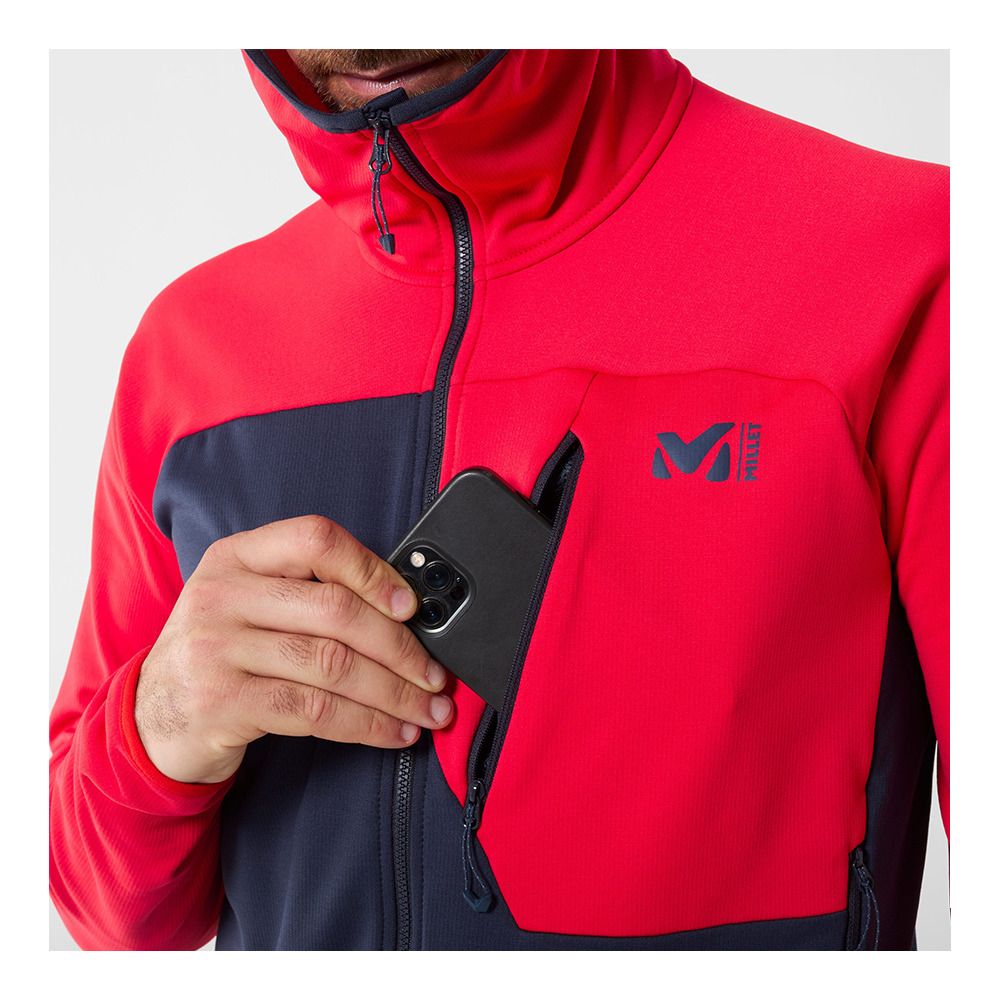 Millet SENECA - Polaire Homme ivy/maracuja