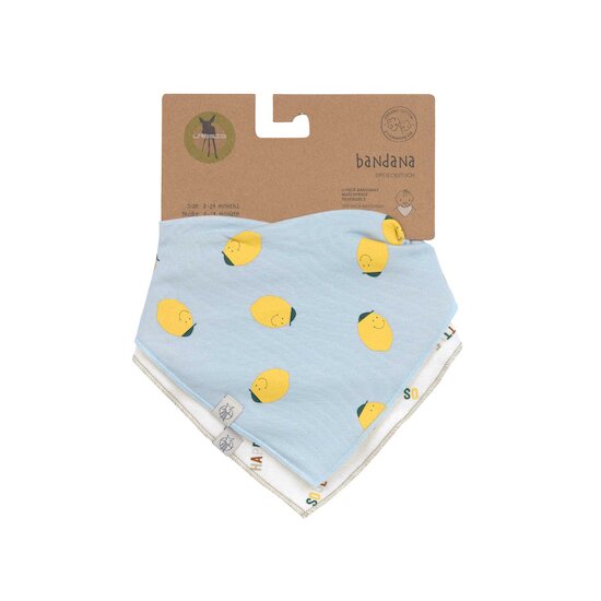 Happy Fruits Lot de 2 bandanas col bénitier   Citron        de               Lässig