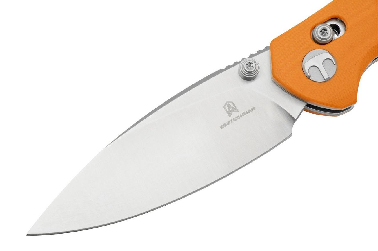 Bestechman Ronan BMK02C Orange G10, Satin, zakmes