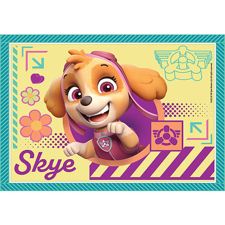 Paw Patrol puslespil 4i1 - 12, 16, 20 og 24 brikker