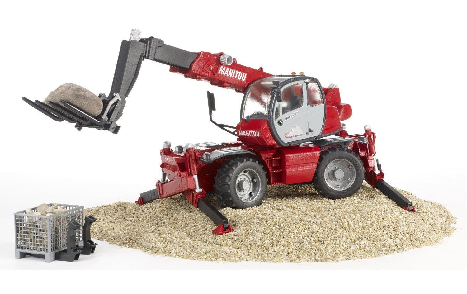 Baustellenfahrzeug Manitou Teleskoplader MRT 2150Universal-Teleskopstapler von Bruder