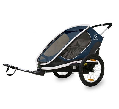 Hamax Outback Reclining Sykkelvogn, Navy/White
