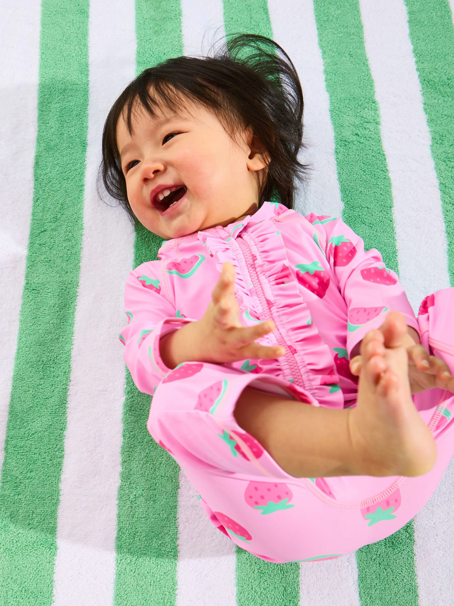 JoJo Maman Bébé Strawberry Sun Protection Suit