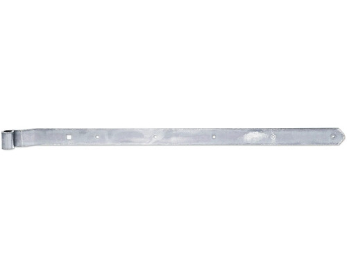 Scharnierband, geknikt, afgerond uiteinde Ø16/782 mm, verzinkt, dikfilm gepassiveerd
