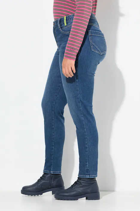 Slim-Jeans, 5-Pocket, blue denim