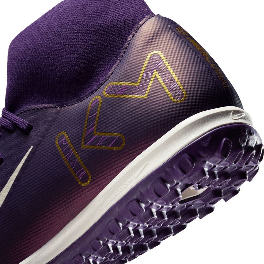 Nike Air Zoom Mercurial Superfly 10 Academy TF Mbappé Personal Edition - Violet/Blanc