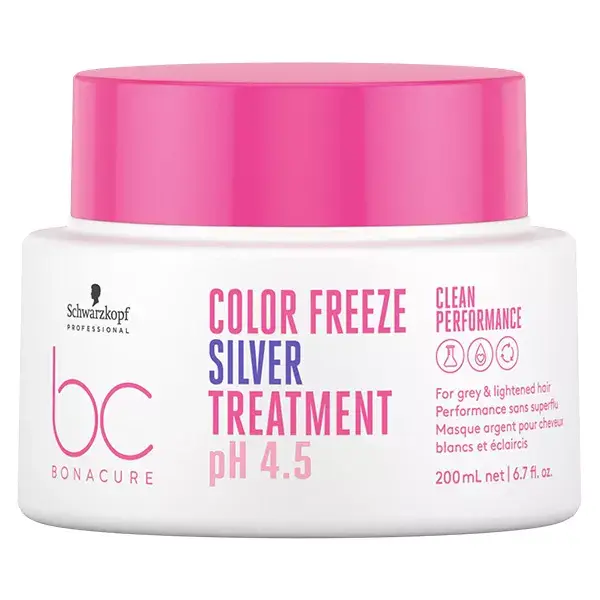 Schwarzkopf Professional BC Bonacure pH 4.5 Color Freeze Mask Silver 200ml