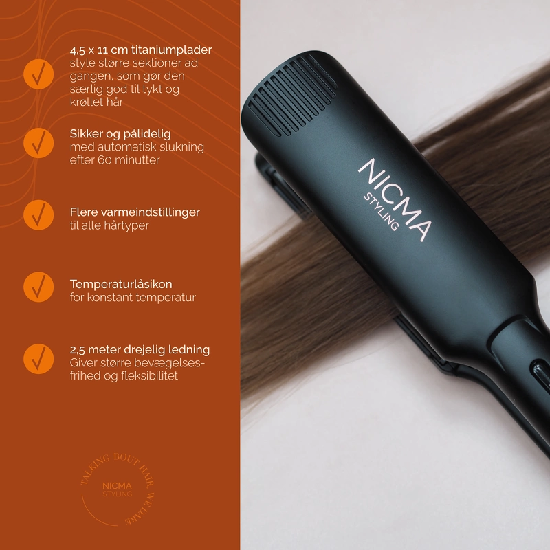 NICMA Styling Max Hair Straightener