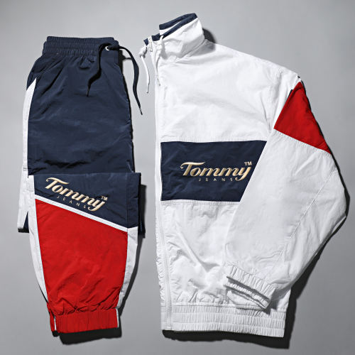 Veste Zippée Archive Statement 4083 Blanc Bleu Marine