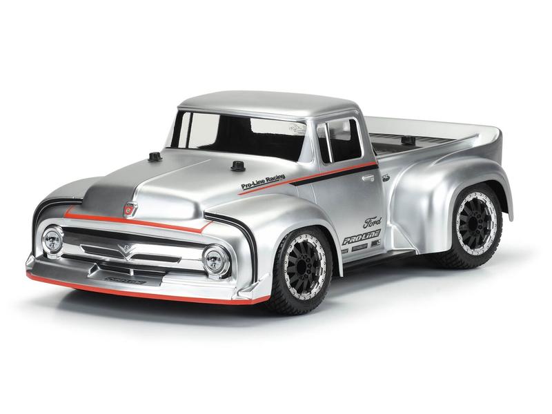 Proline Karosserie Ford F-100 1956 unlackiert, 1:10 Pro-Touring Street Truck Karosserie