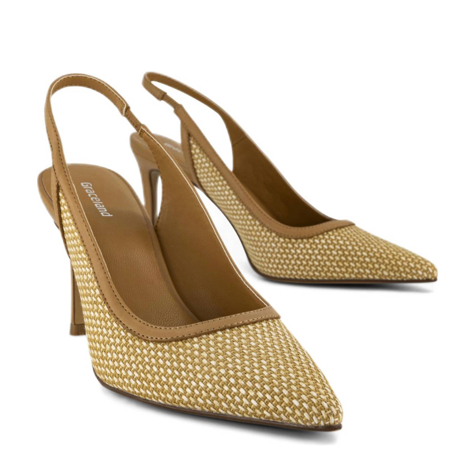 Graceland slingback pumps camel