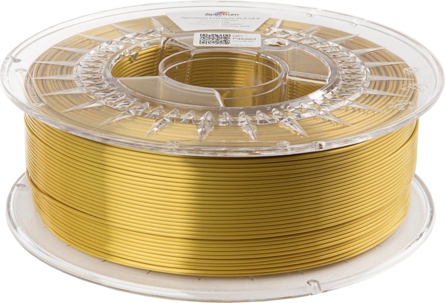 Spectrum  SILK PLA Glorious Gold, 1,75 mm (1.000 g)    PLA-Filament mit Silk-Effekt