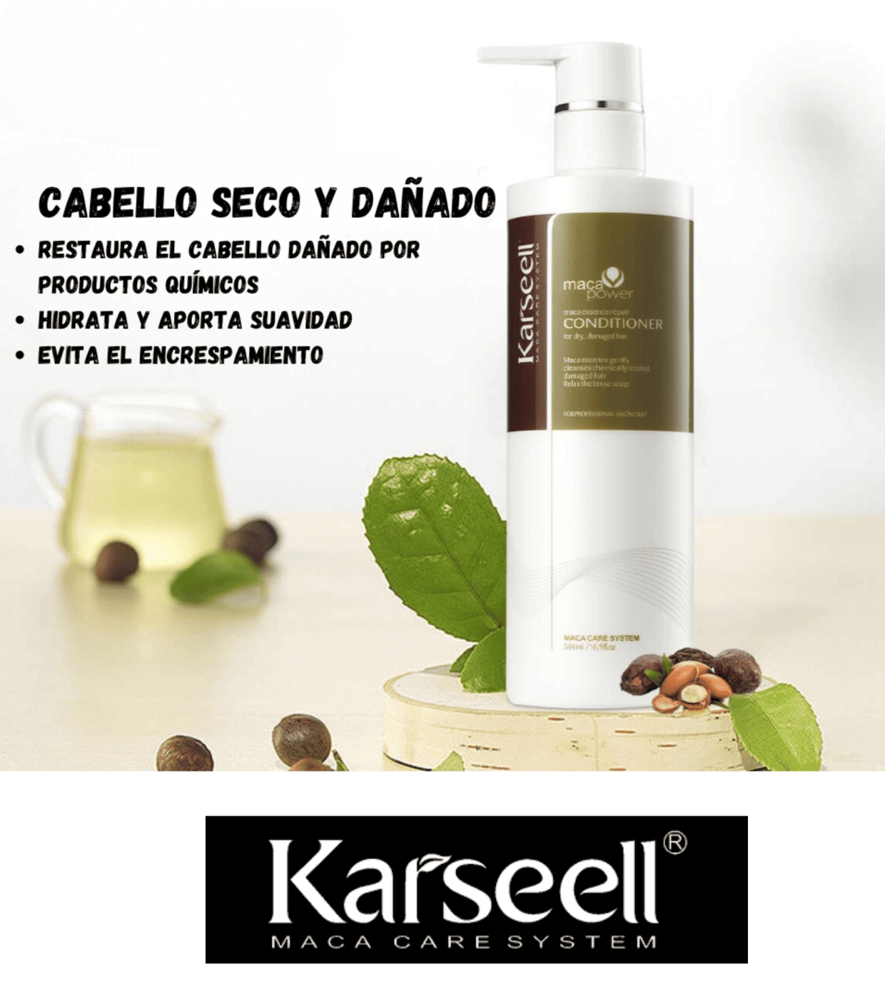 Karseell - *Maca Power* - Condicionador de reparação intensiva