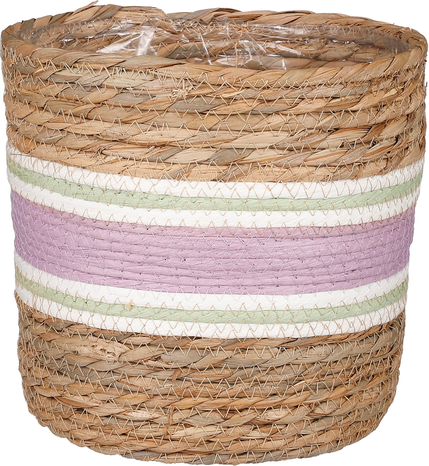 Mica Decorations plantenmand Rachel paars D 21 H 21 cm