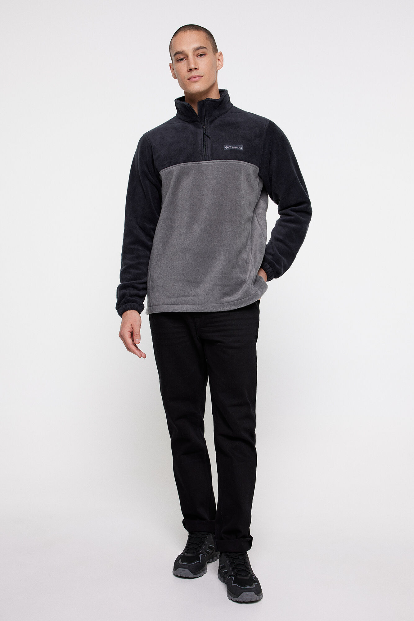 Casaco polar masculino Columbia™ Steens Mountain™ com meio zíper