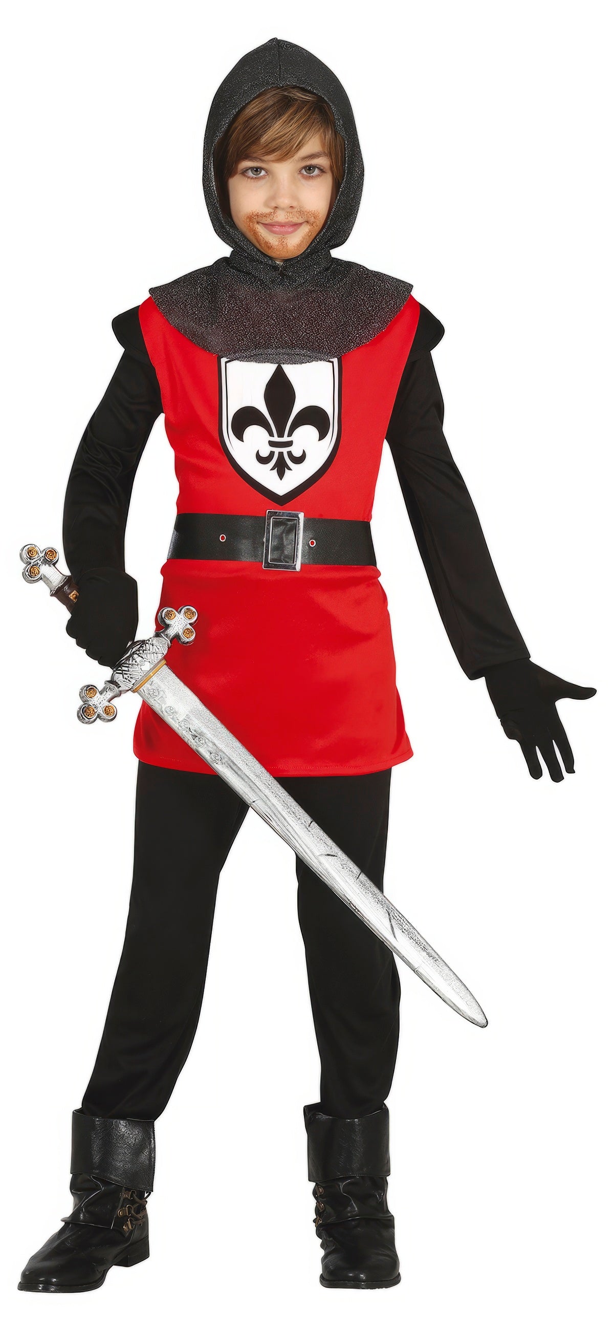 Ridder Kostuum Jongen Rood