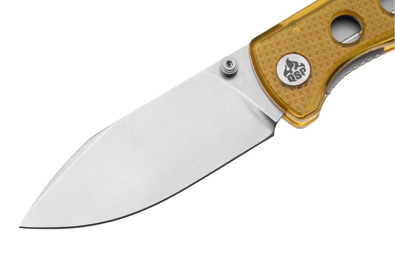 QSP Knife Canary Folder QS150-J1 Satin, Ultem, zakmes