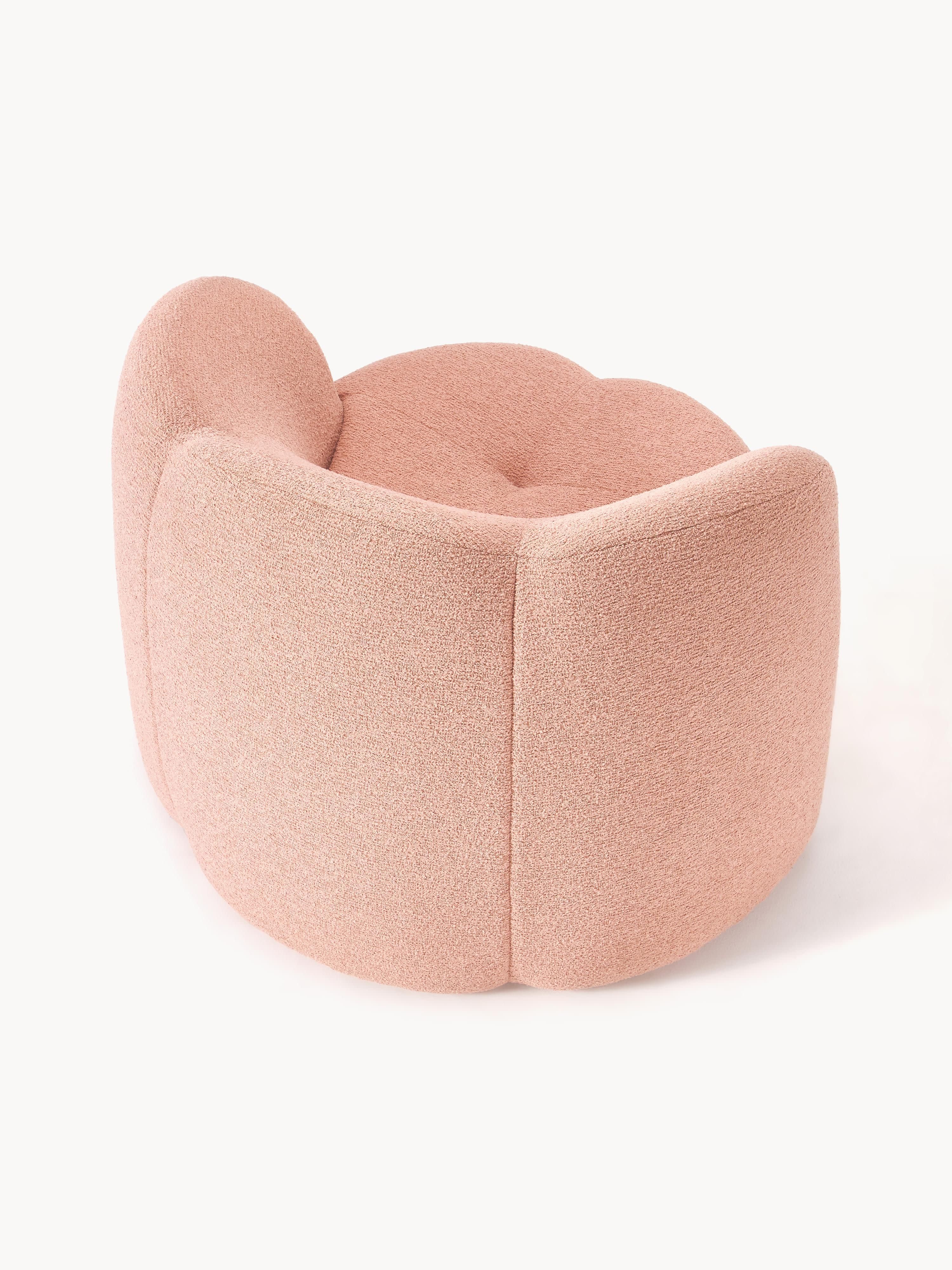 Bouclé loungefauteuil Fleur
