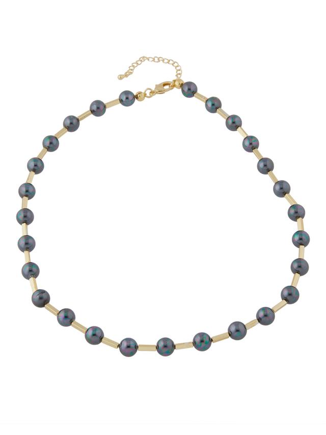 Armband & Collier, Muschelkernperlen & Hämatit