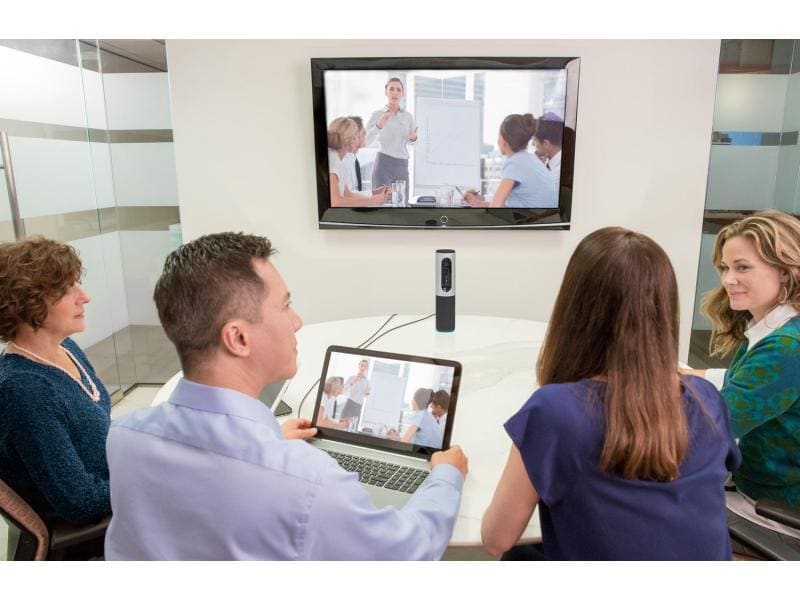 Logitech ConferenceCam Connect USB Full HD 1080P 30 fps Mobile ConferenceCam mit Bluetooth Bluetooth-Freisprecheinrichtung für Mini-Konferenzräume, Home-Office-Büros und die Arbeit unterwegs