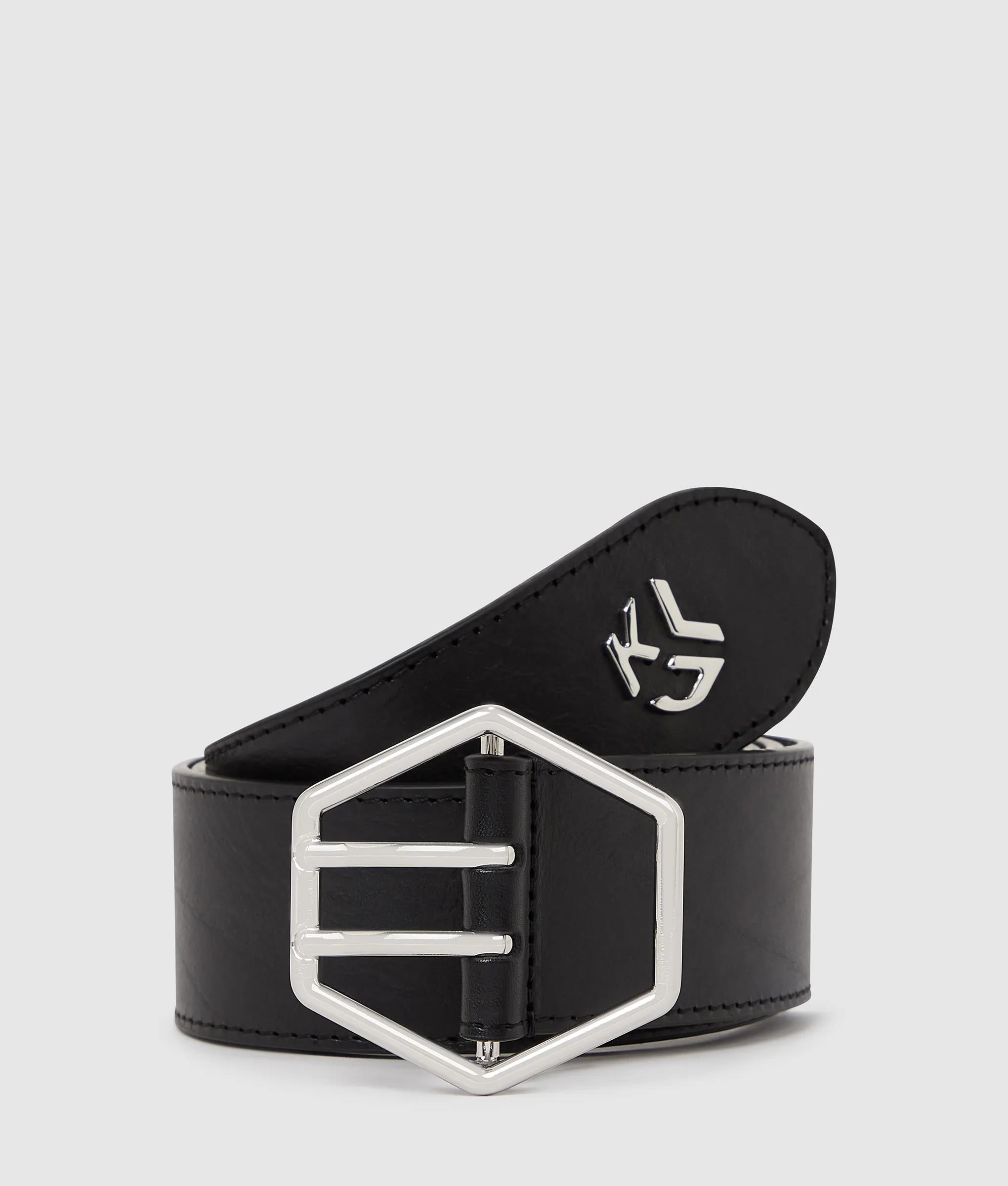 Riem met zeshoekige gesp