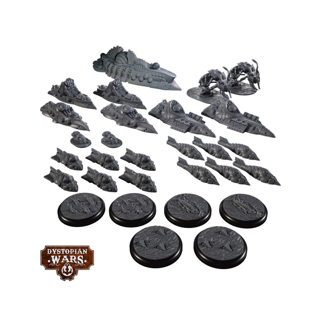 Dystopian Wars: Archimedes Battlefleet Set
