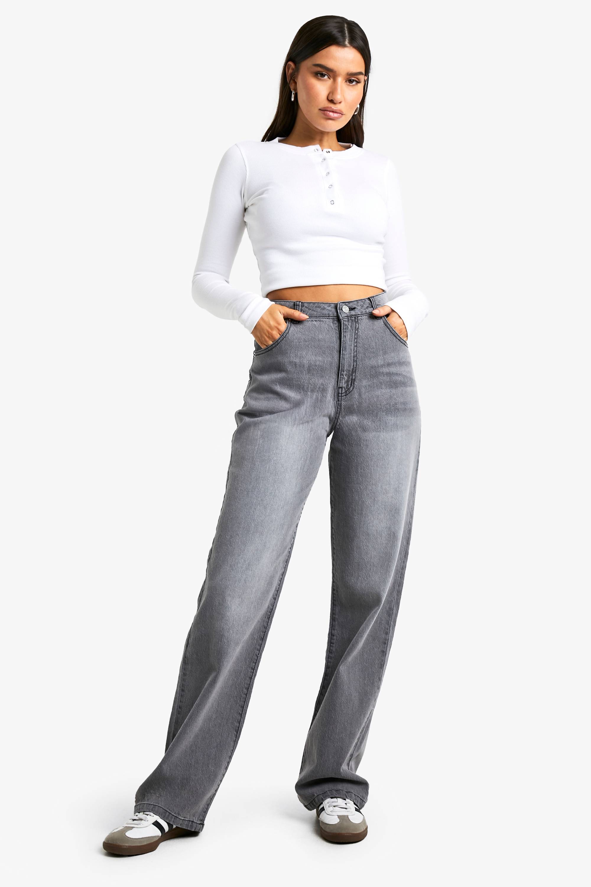 boohoo Jean basique droit pour grandes tailles