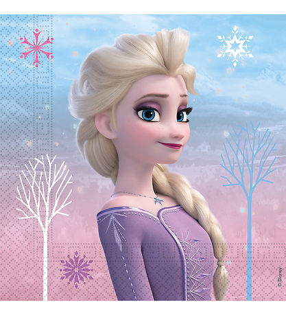 Decorata Party Servietter - 20-pak - 33x33 cm - Frozen II Wind S