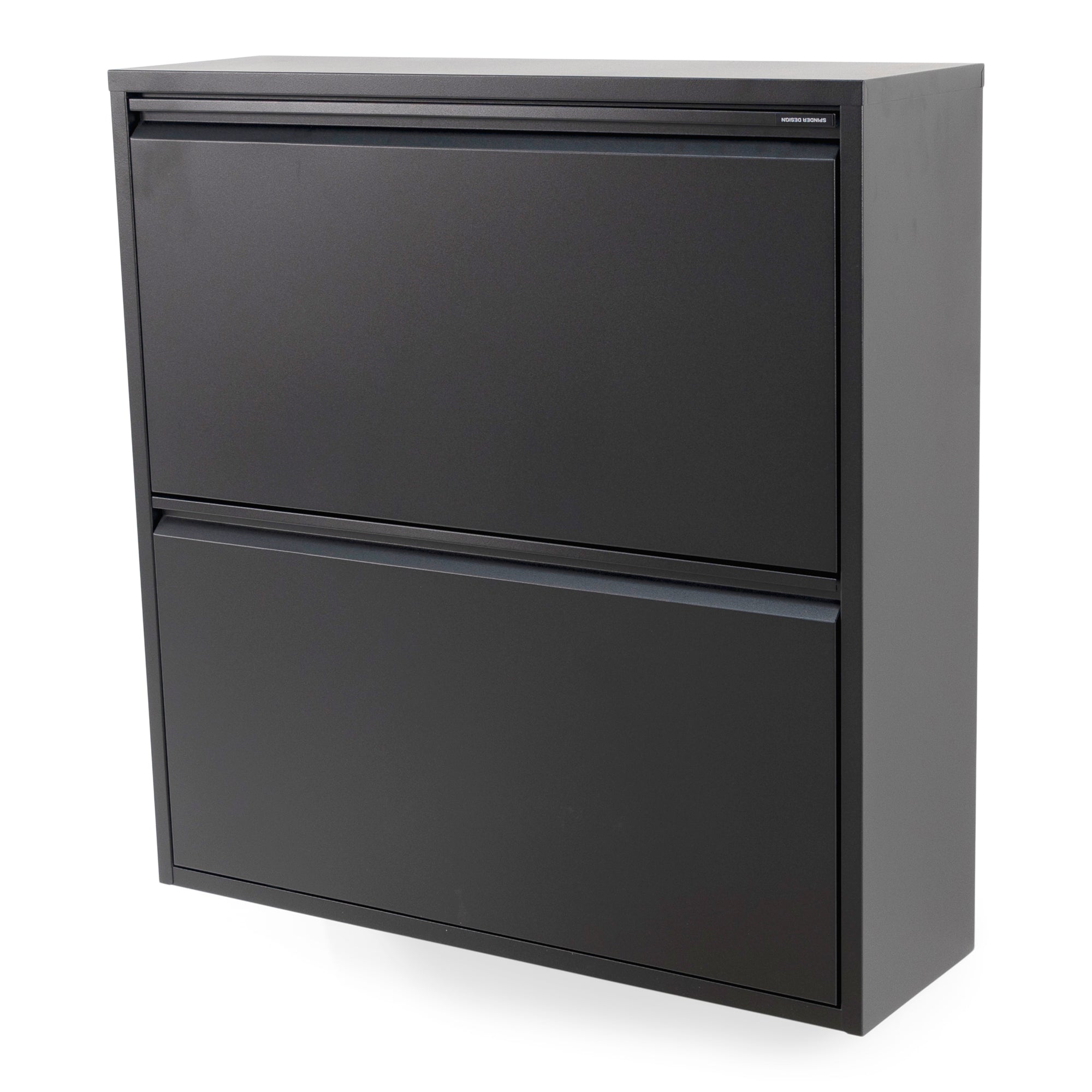 Spinder Design Billy 2 Schoenenkast - Zwart