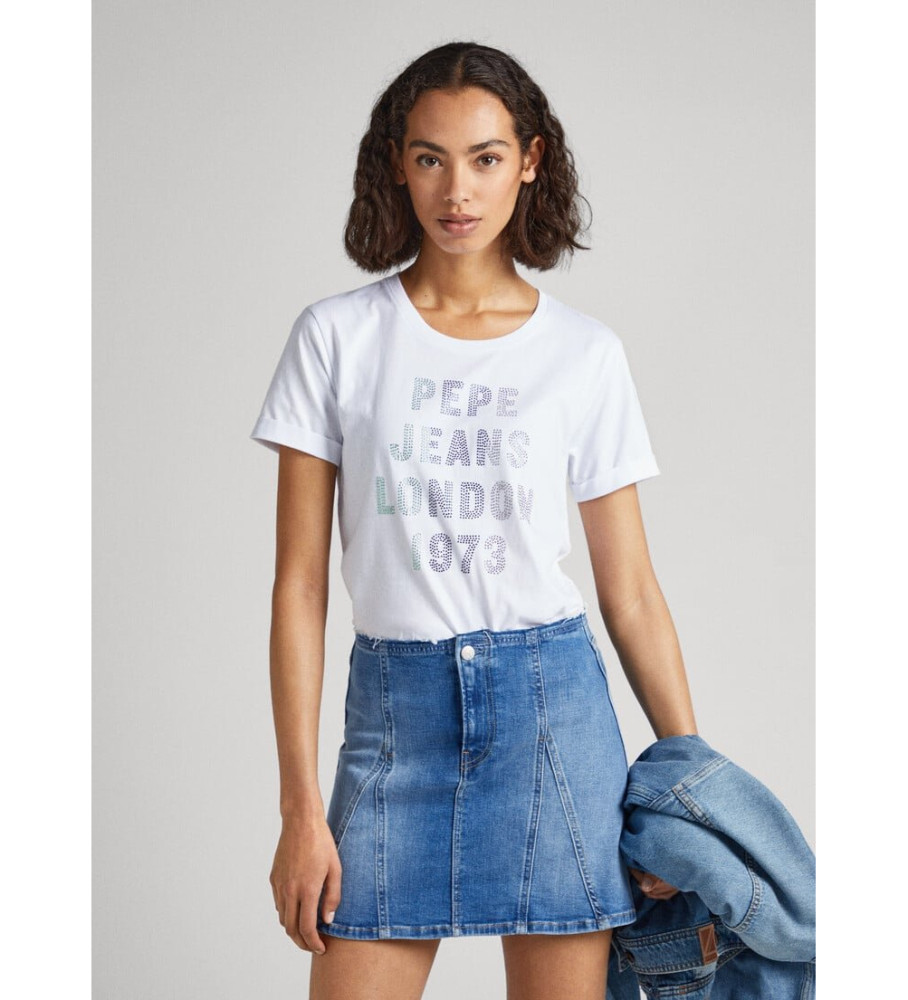 Camiseta Pepe Jeans Agnes, branca
