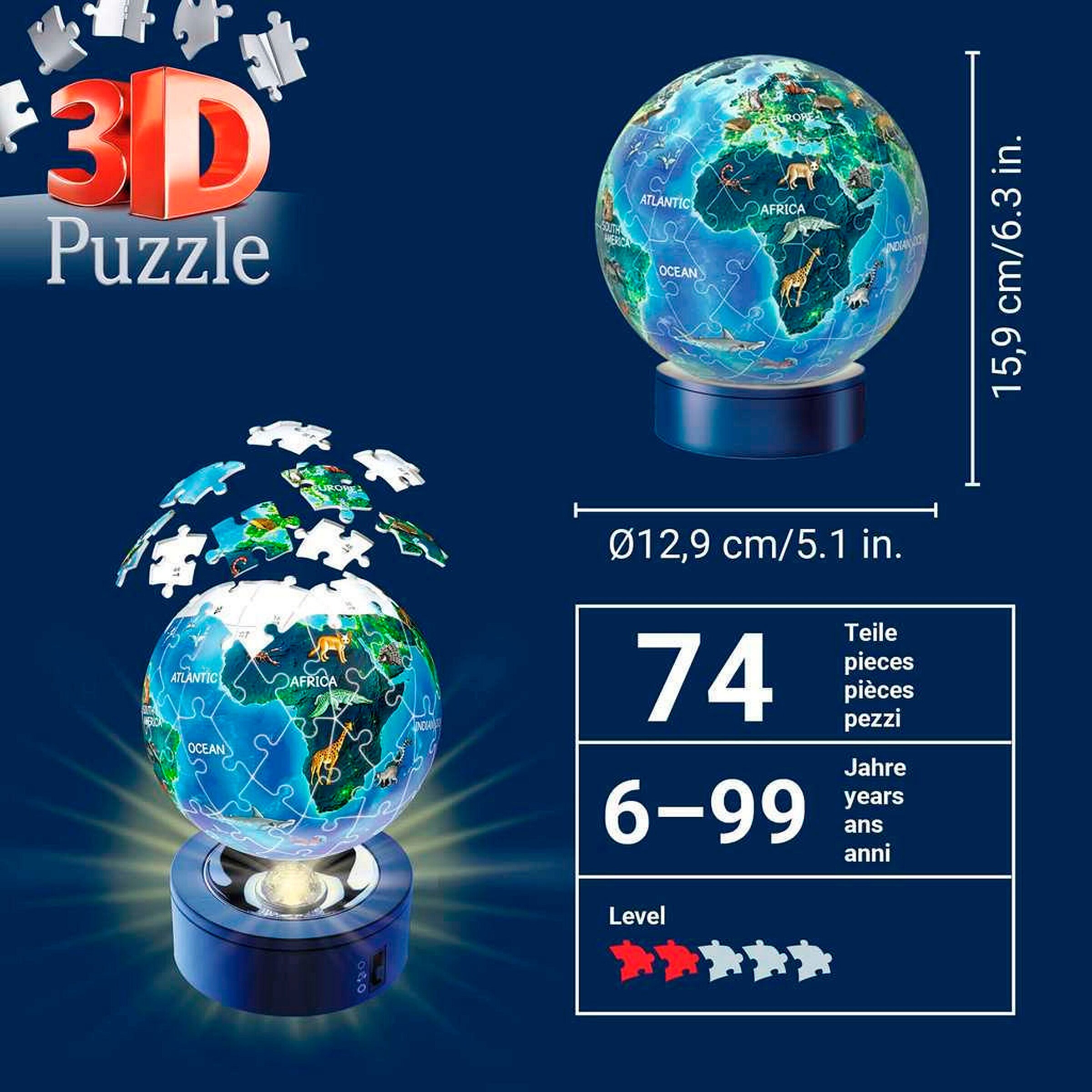Ravensburger Nachtlicht Erde bei Nacht