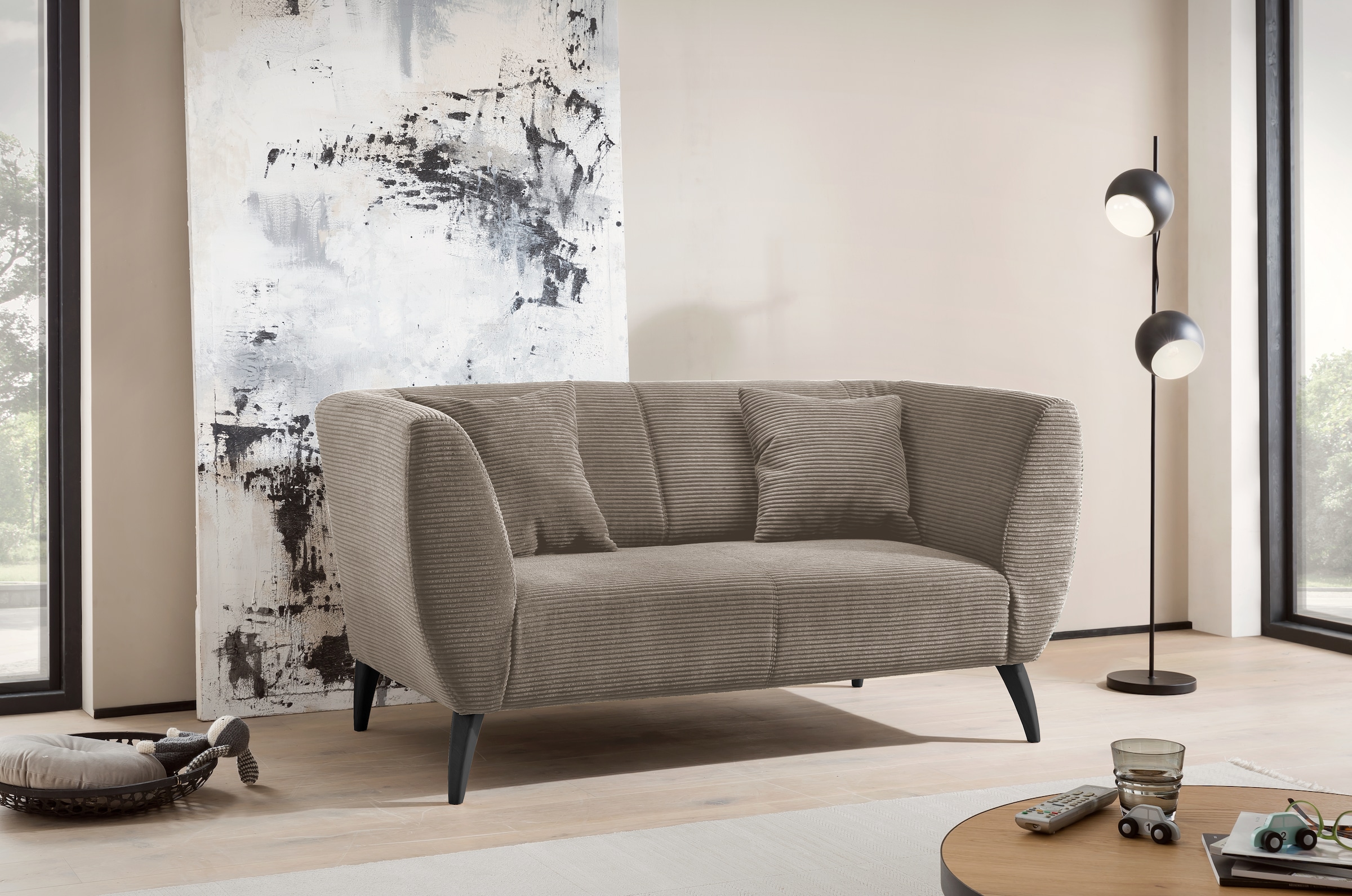 INOSIGN Polstergarnitur »Colori« Set, 3-Sitzer und 2-Sitzer, 2 Stk. tlg. auch als Loveseat erhältlich