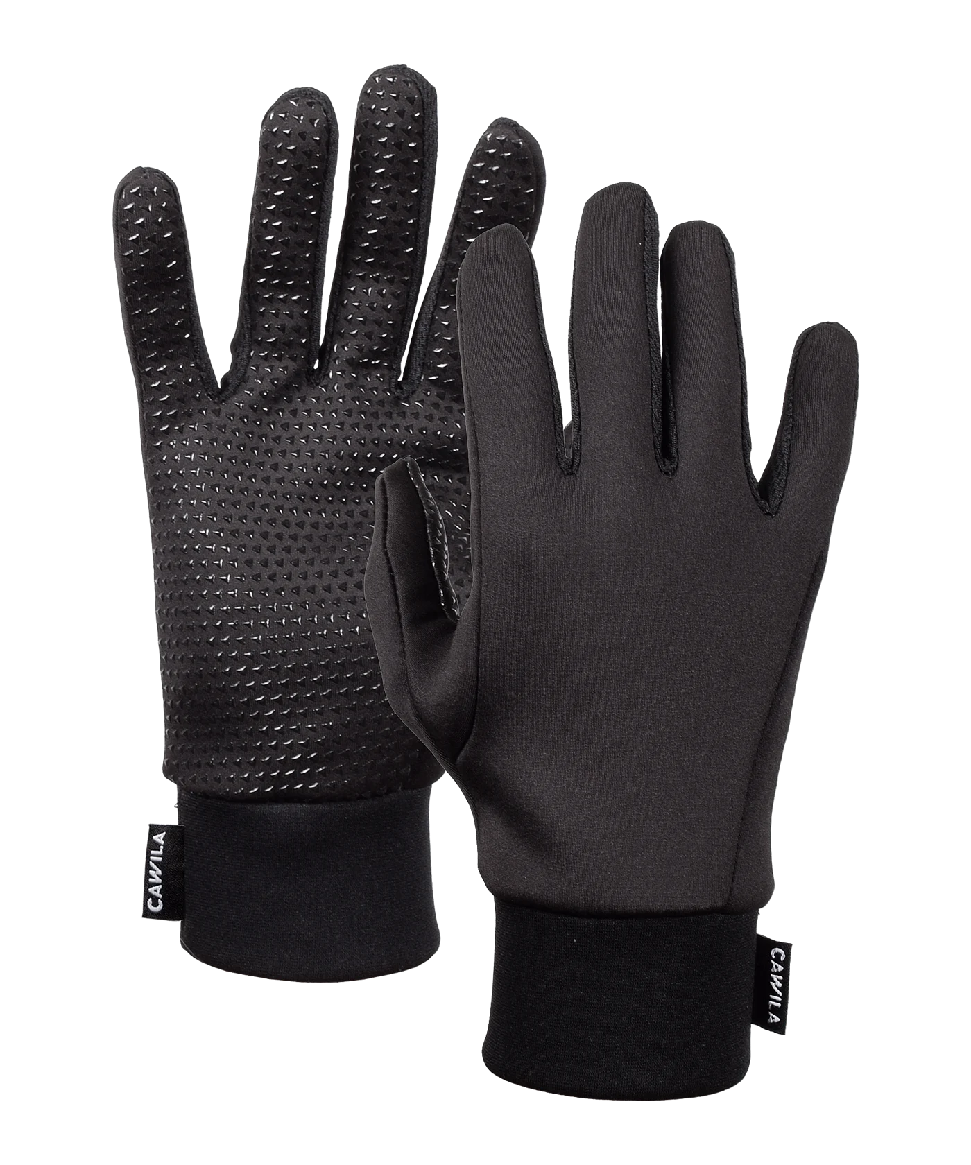 Cawila GEAR Handschuhe PREMIUM Fleece Schwarz