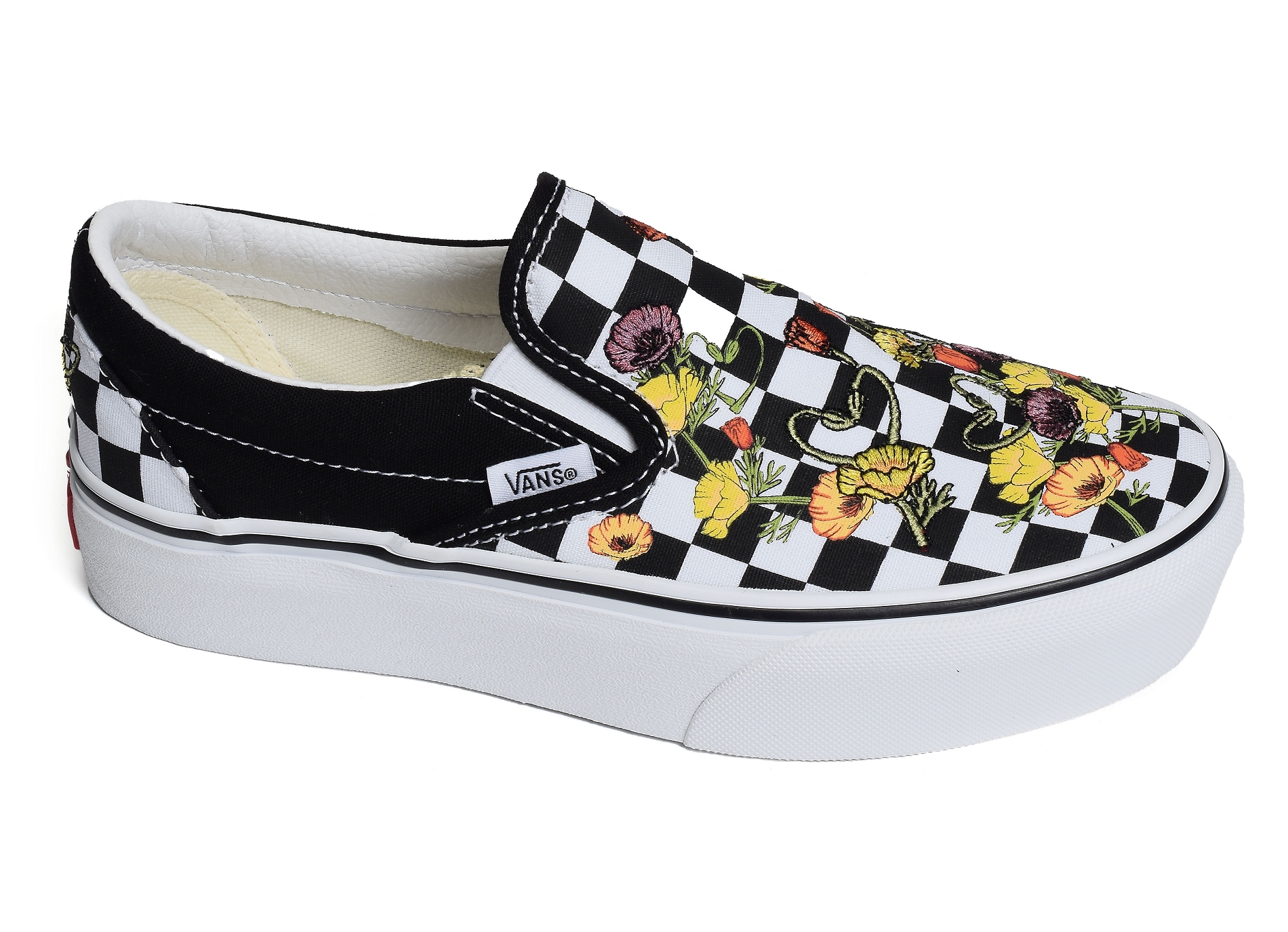 Ua classic slipon platforme fleurs