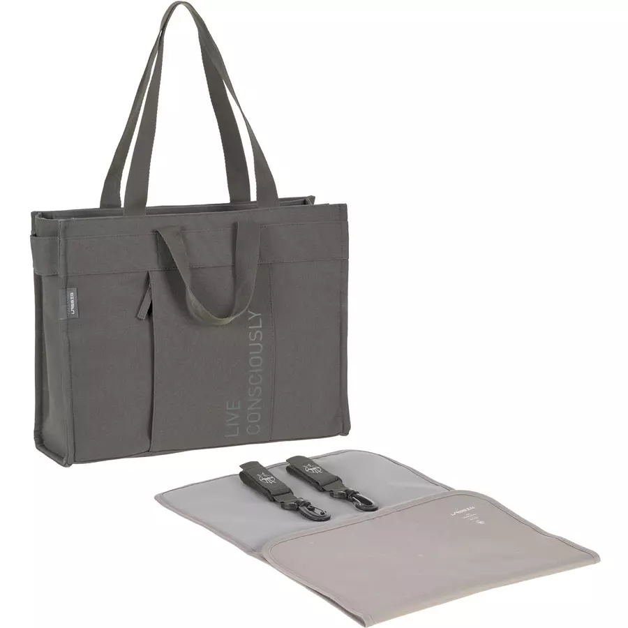 LÄSSIG Wickeltasche GRE Tote up Bag anthracite