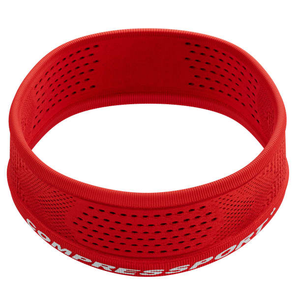 Bandeau running COMPRESSPORT THIN HEADBAND ON/OFF RED