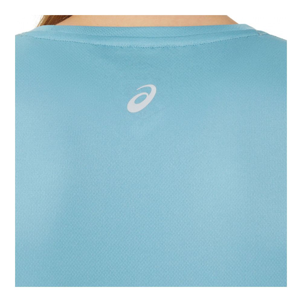 Asics FUJITRAIL LOGO - Tee-shirt Femme gris blue