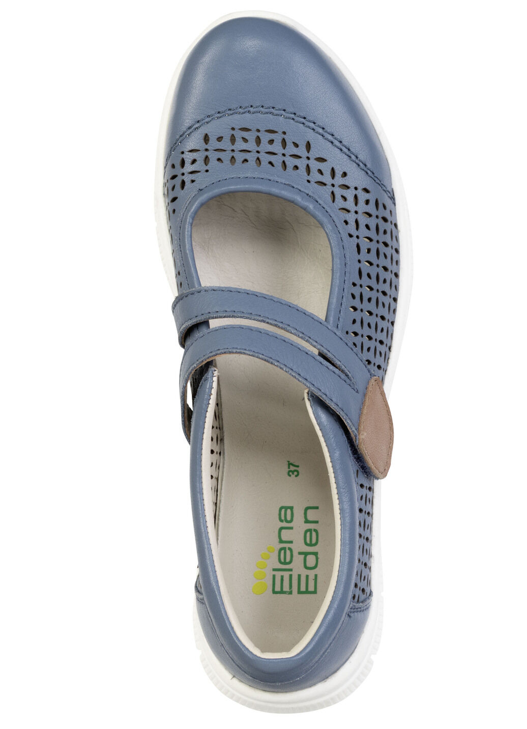 ELENA EDEN, sommerliche Damen-Spangenschuhe, Weite H, mit herausnehmbarem Fussbett
