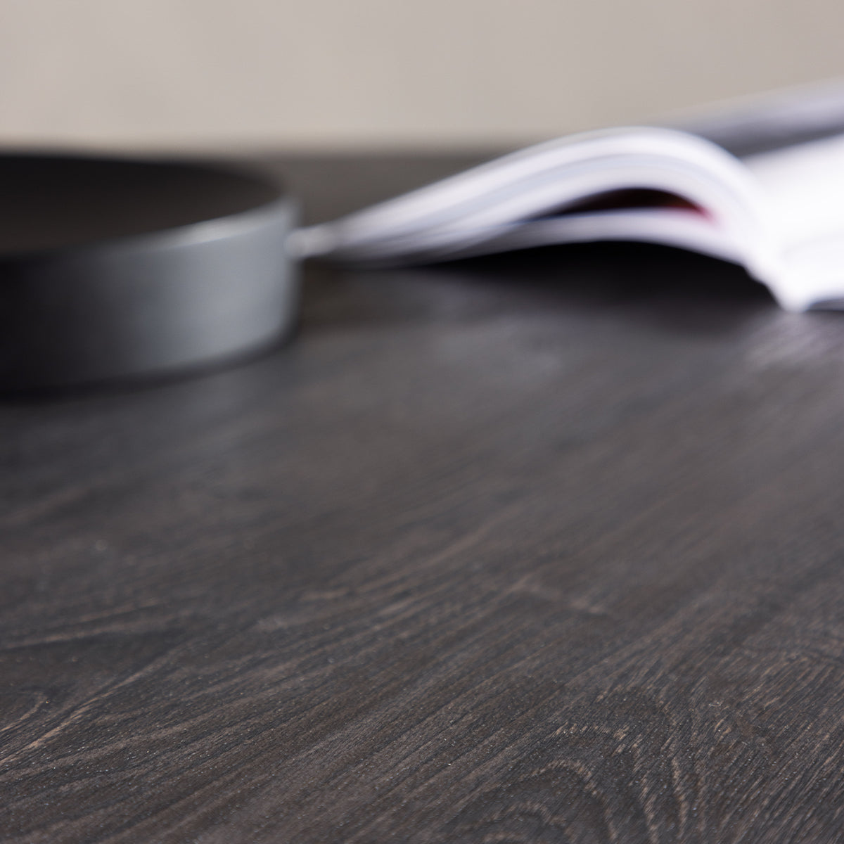 Nest living Trude Houten Eettafel Donkerbruin - Ã 120 cm
