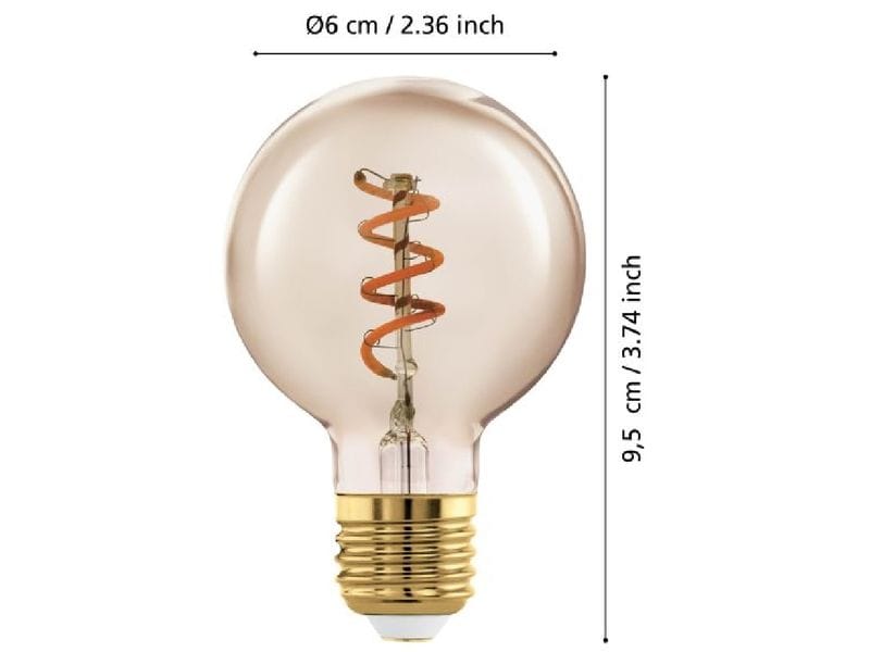 EGLO Leuchten Lampe 4 W E27 Warmweiss Deko-Leuchtmittel