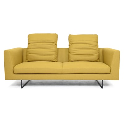 Rückenkissen zu Sofa August, Gelb