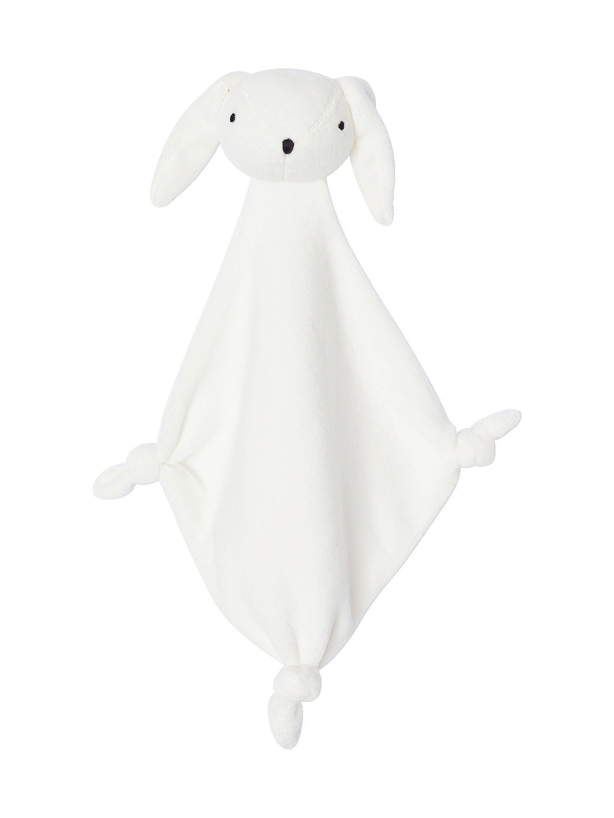 Vertbaudet Geschenk-Set für Neugeborene: Strampler & Schmusetuch mit Recycling-Polyester wollweiß