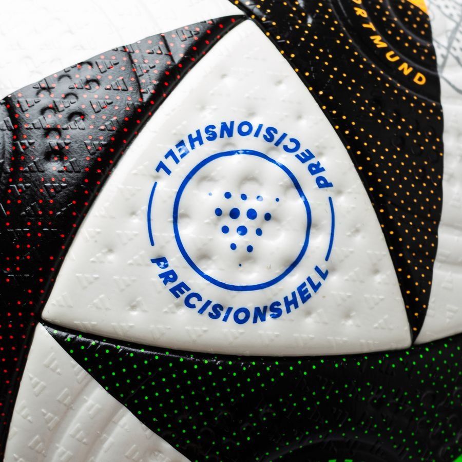 adidas Ballon FUSSBALLLIEBE Pro EURO 2024 Ballon de Match - Blanc/Noir/Bleu