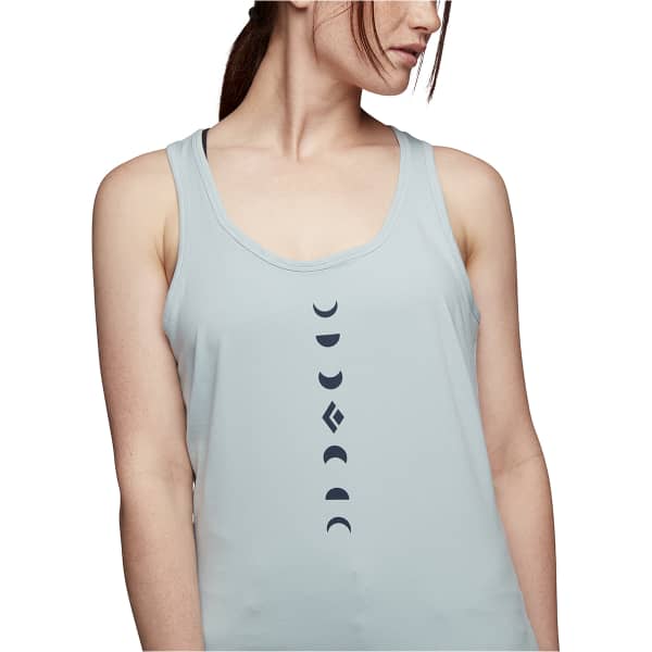 Débardeur randonnée BLACK DIAMOND W BD ICON FULL MOON TANK ICE BLUE